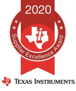 Krypton receives Texas Instruments 2020 Supplier Excellence Award